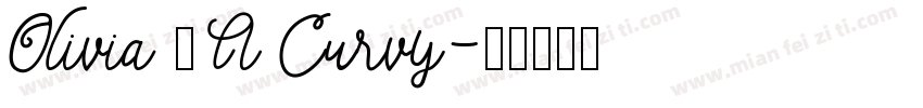 Olivia – A Curvy字体转换